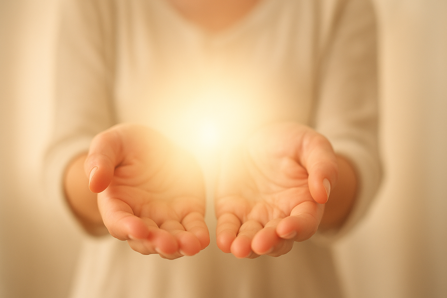 Calming light energy photo symbolizing a beginner Reiki journey and first healing experiences
