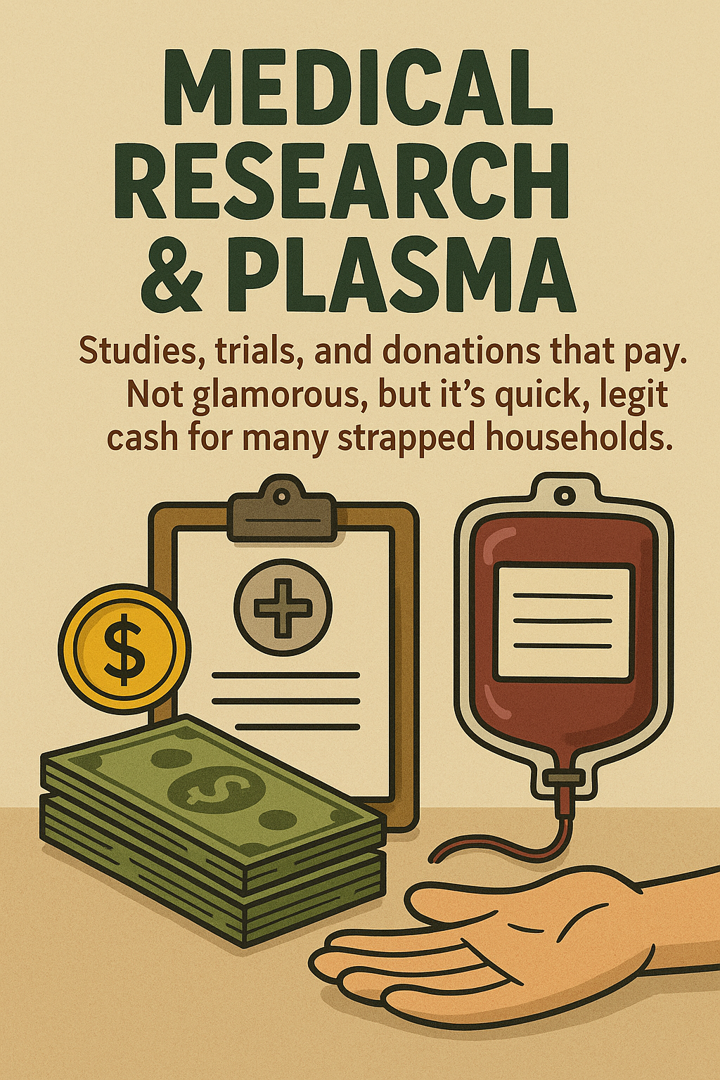 plasma donation money