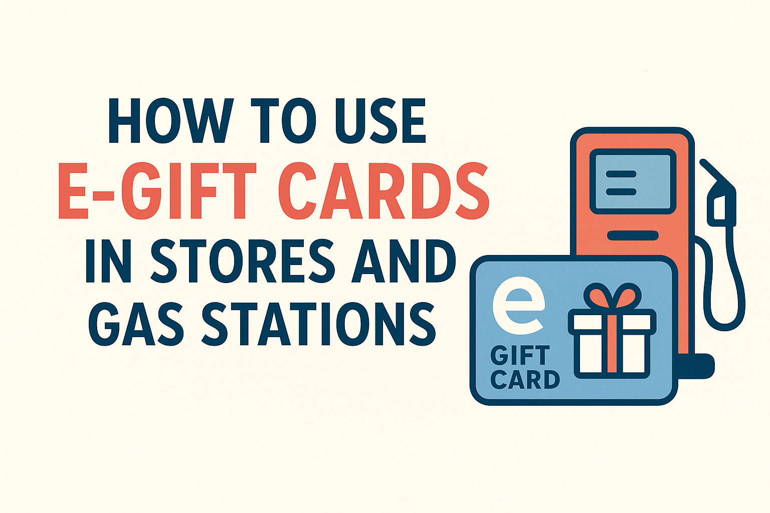 How to Use E-Gift Cards in Real Stores and Gas Stations