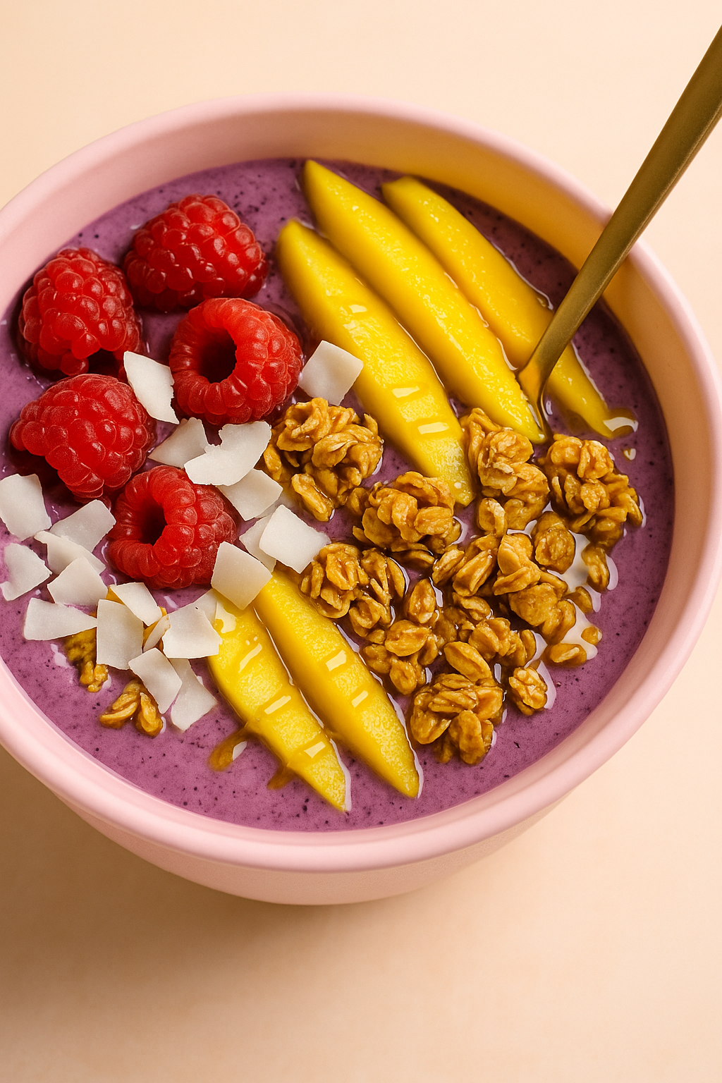 Tropical Glow Acai Smoothie Bowl Recipe – Fruity, Creamy, and Full of Sunshine