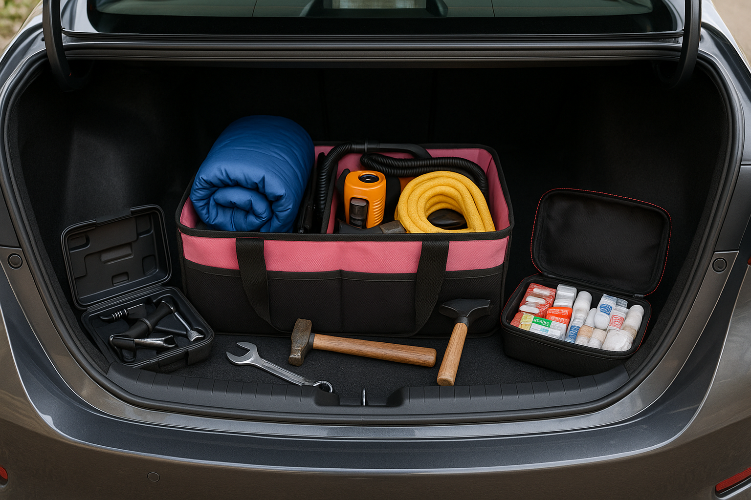 The Perfect Emergency Car Bag for Any Road Trip