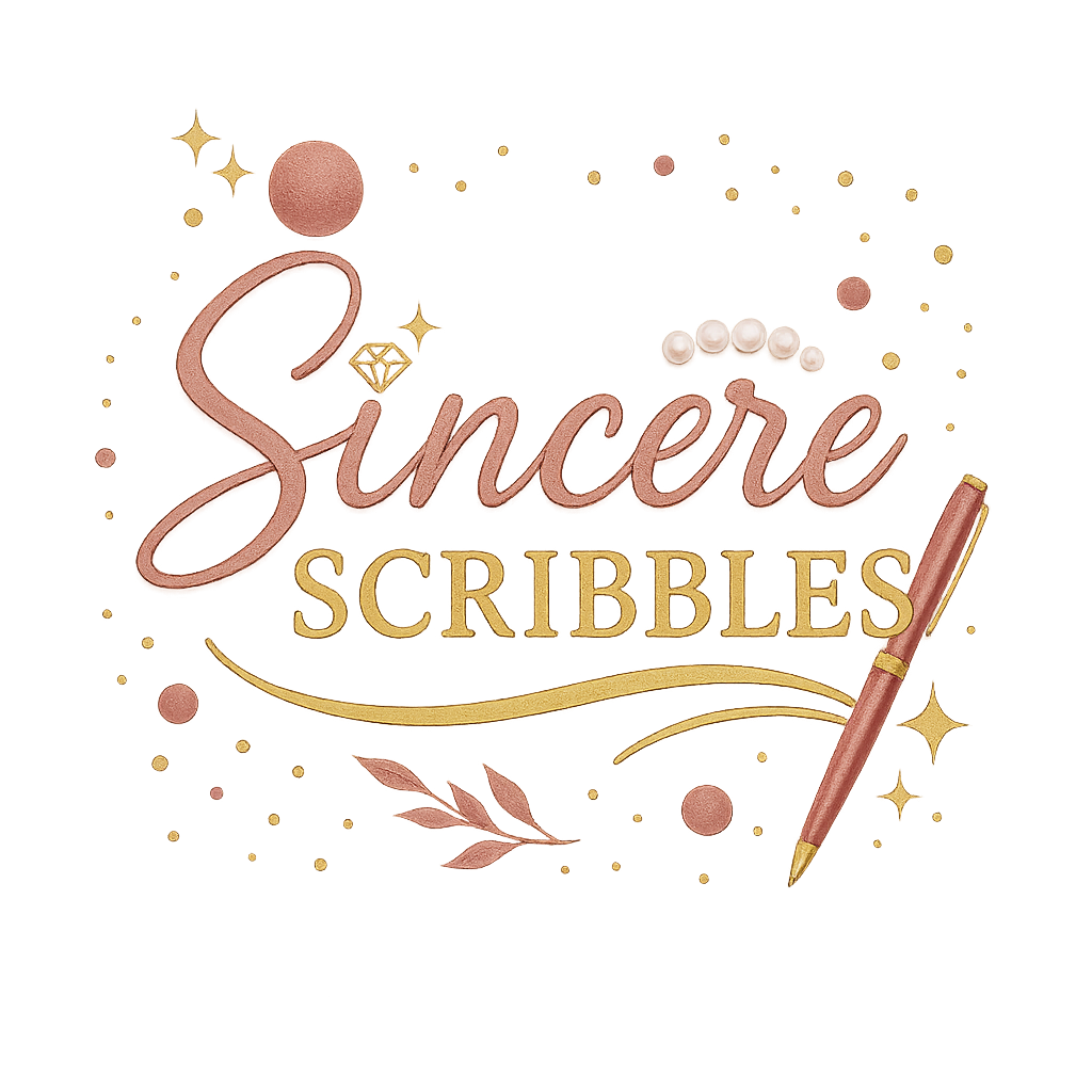 Sincere Scribbles: Real Life, Refined